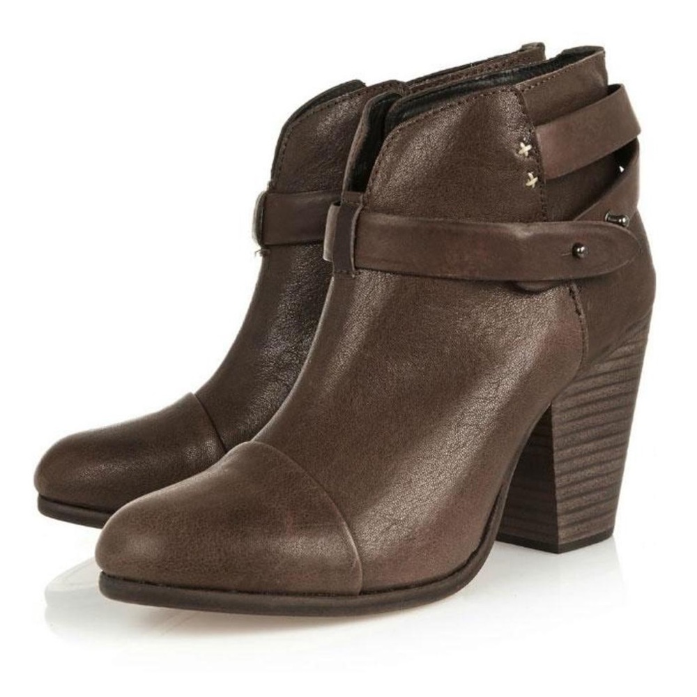 Rag & Bone “Harrow” bootie in dark brown